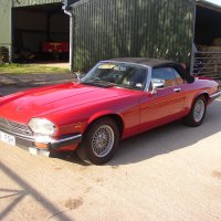 Red Convertible XJS